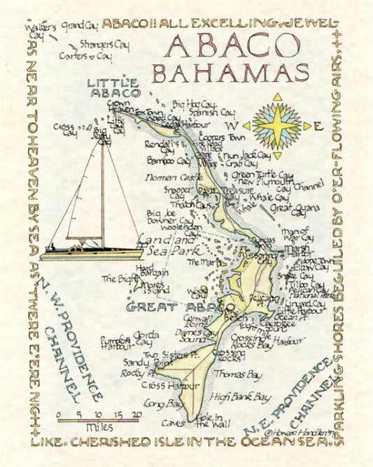 Abaco Bahamas Map