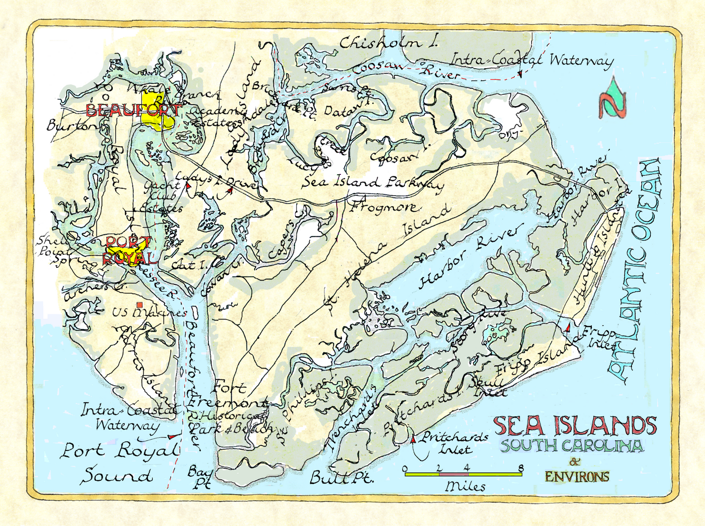 8 x 10 MAPS (70+ options)